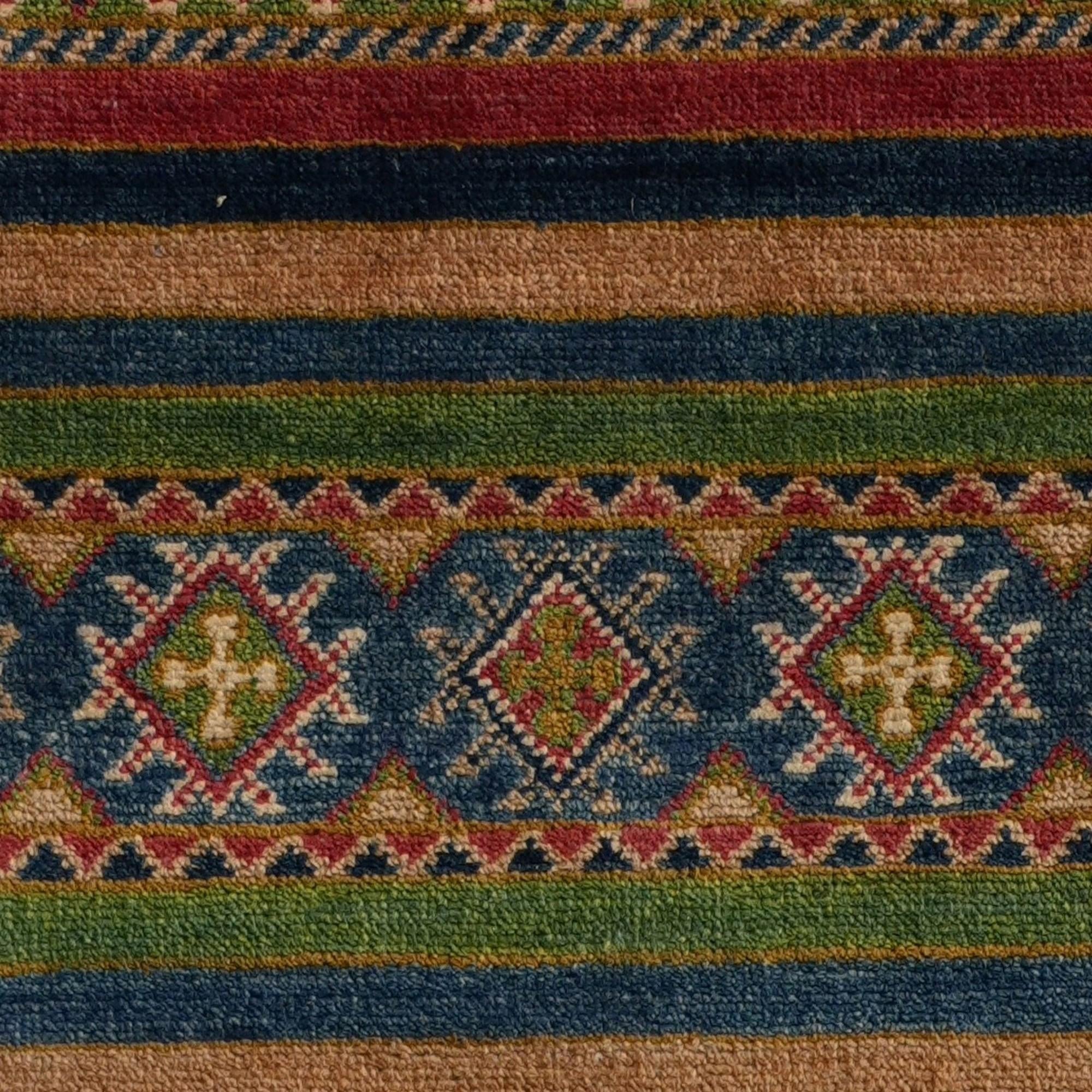 2' 9 x 9' 10 Hand Knotted Kazak Runner Rug