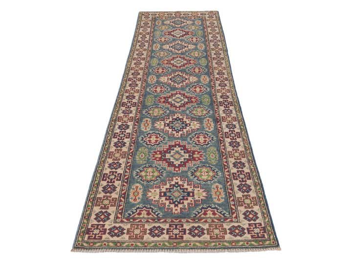 80cm x 300cm Hand Knotted Kazak Runner Rug