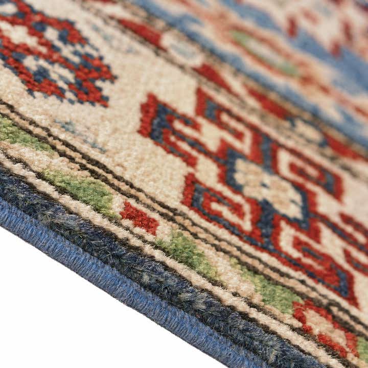 80cm x 300cm Hand Knotted Kazak Runner Rug