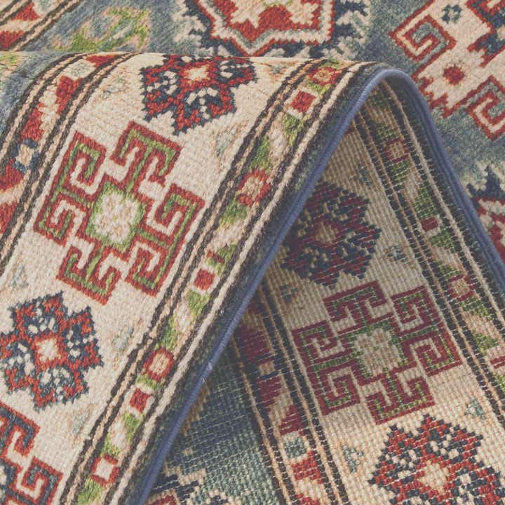 80cm x 300cm Hand Knotted Kazak Runner Rug