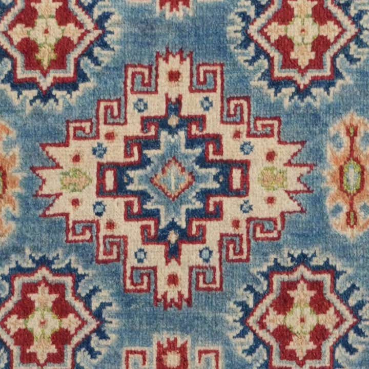 80cm x 300cm Hand Knotted Kazak Runner Rug