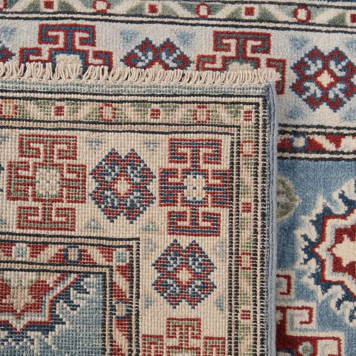 80cm x 300cm Hand Knotted Kazak Runner Rug