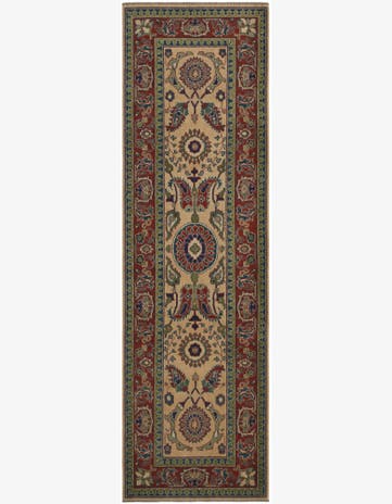 2' 11 x 9' 9 Hand Knotted Kazak Runner Rug