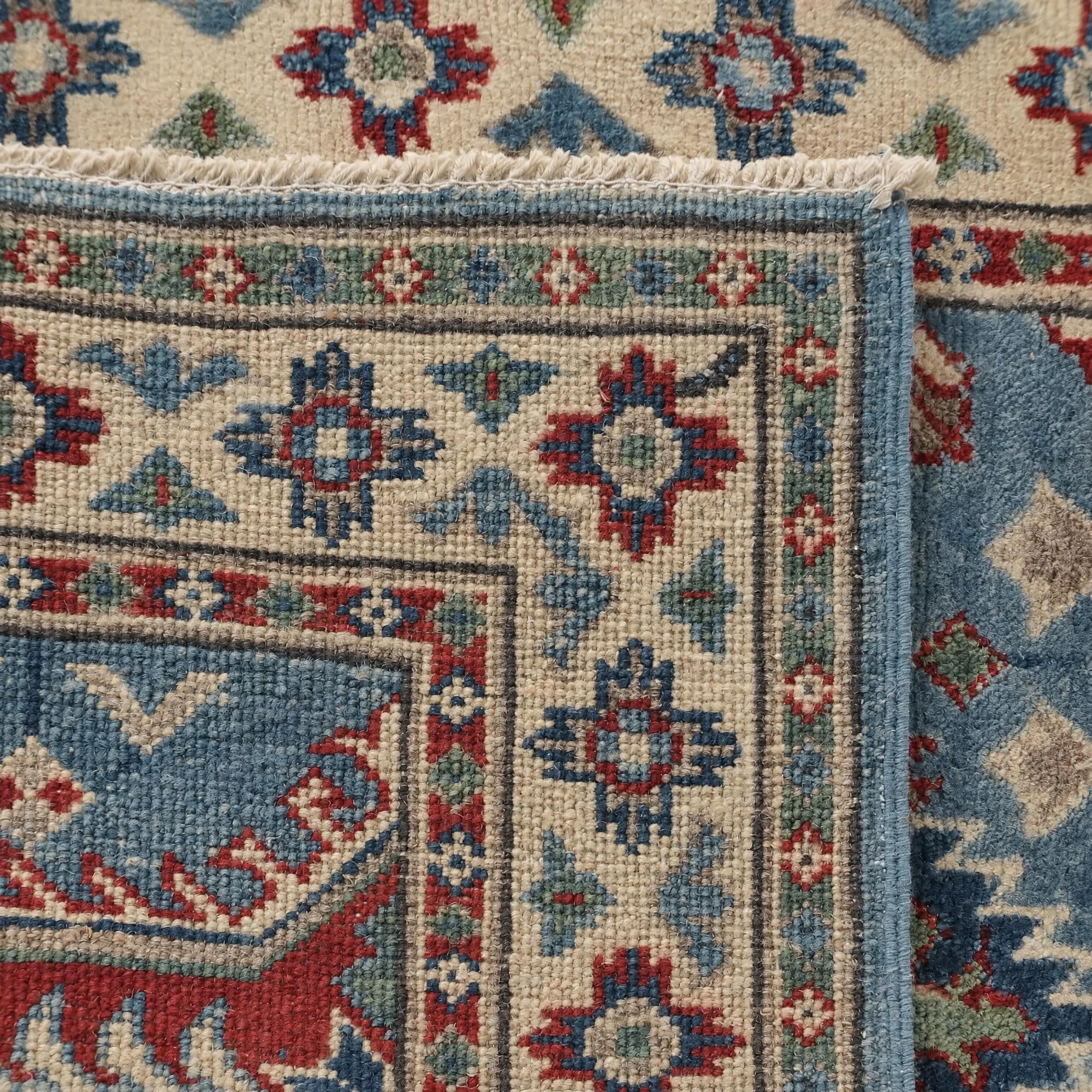 2' 7 x 9' 7 Hand Knotted Kazak Runner Rug