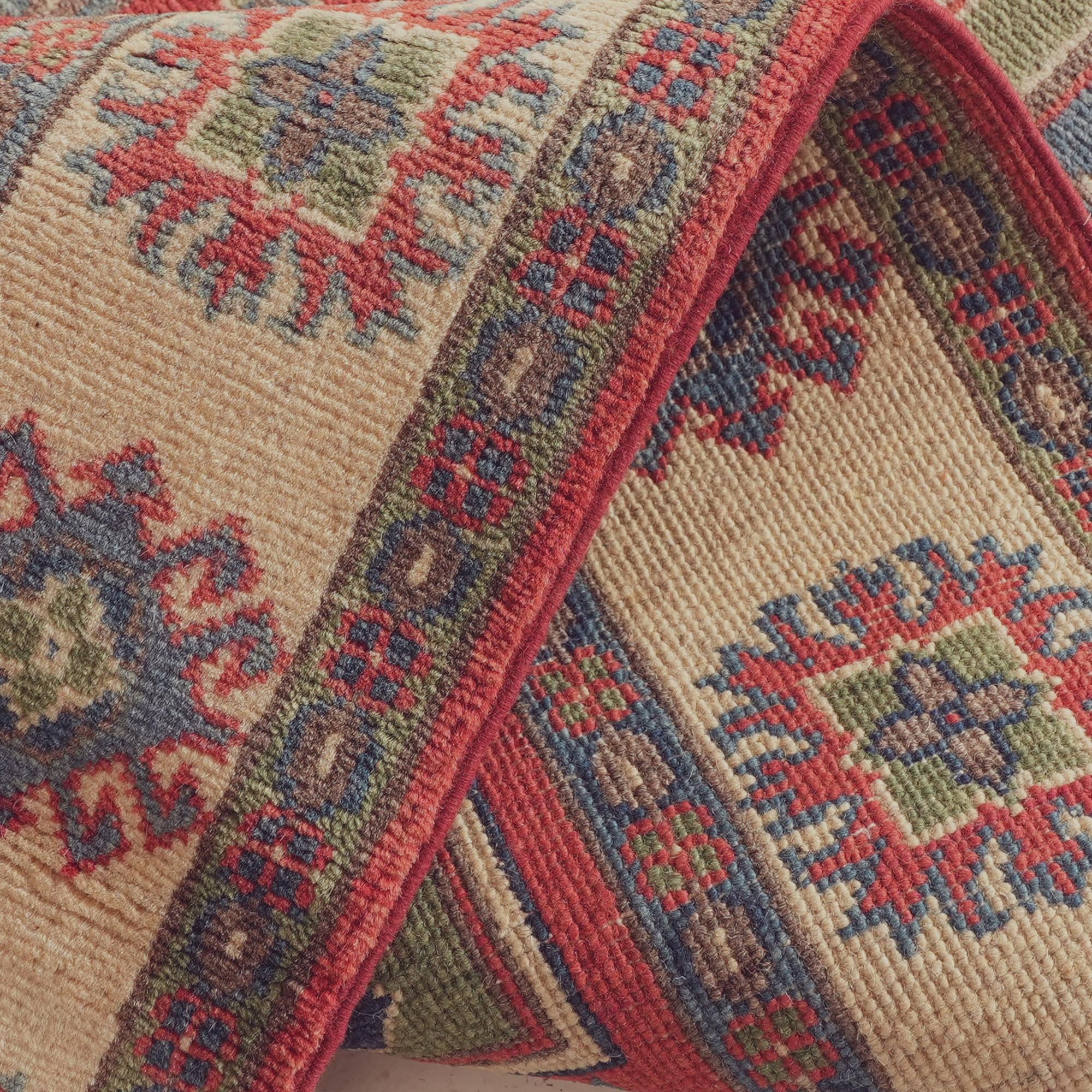 2' 8 x 9' 11 Hand Knotted Kazak Runner Rug