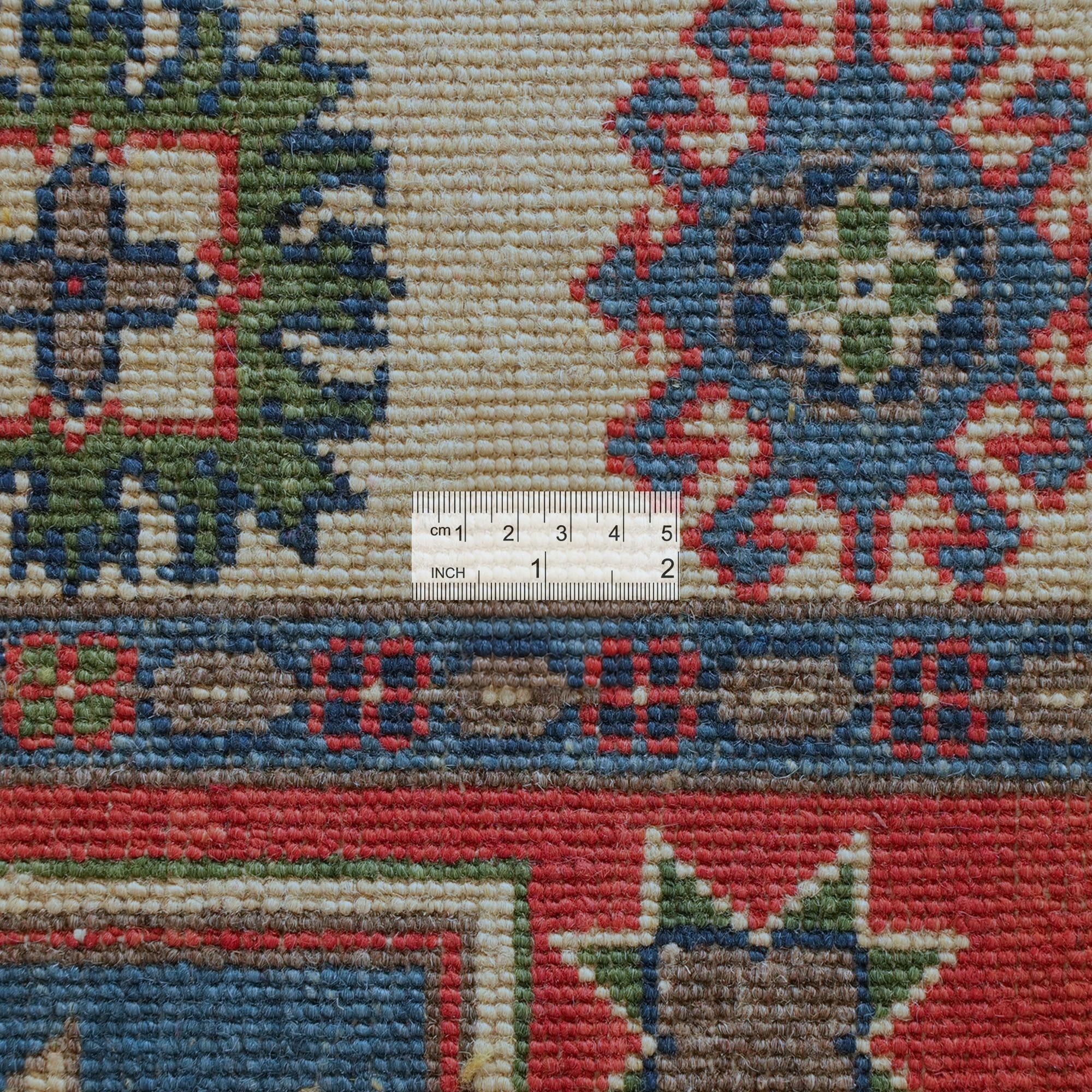 2' 8 x 9' 11 Hand Knotted Kazak Runner Rug