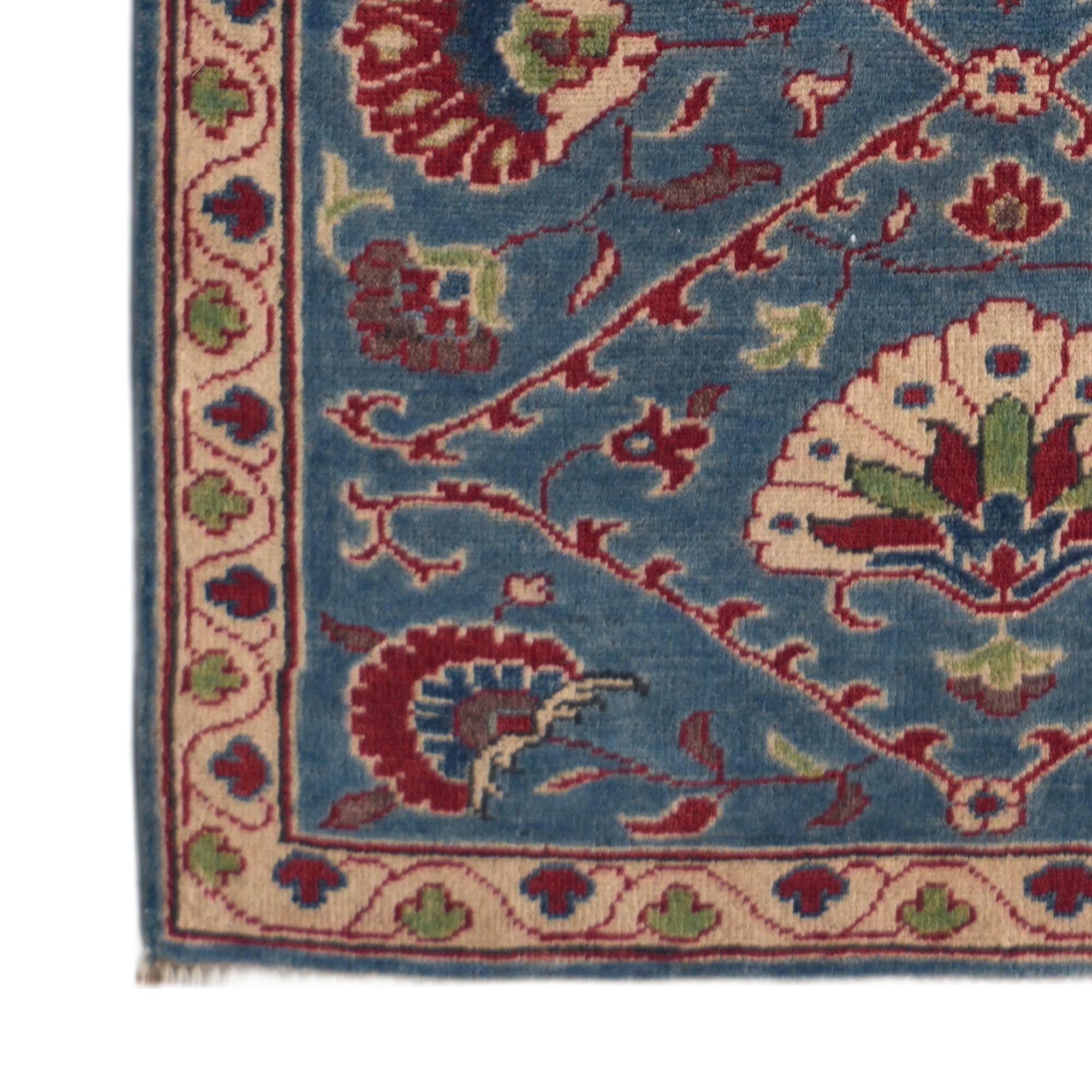 85cm x 265cm anudado a mano Kazak Alfombra Pasillera