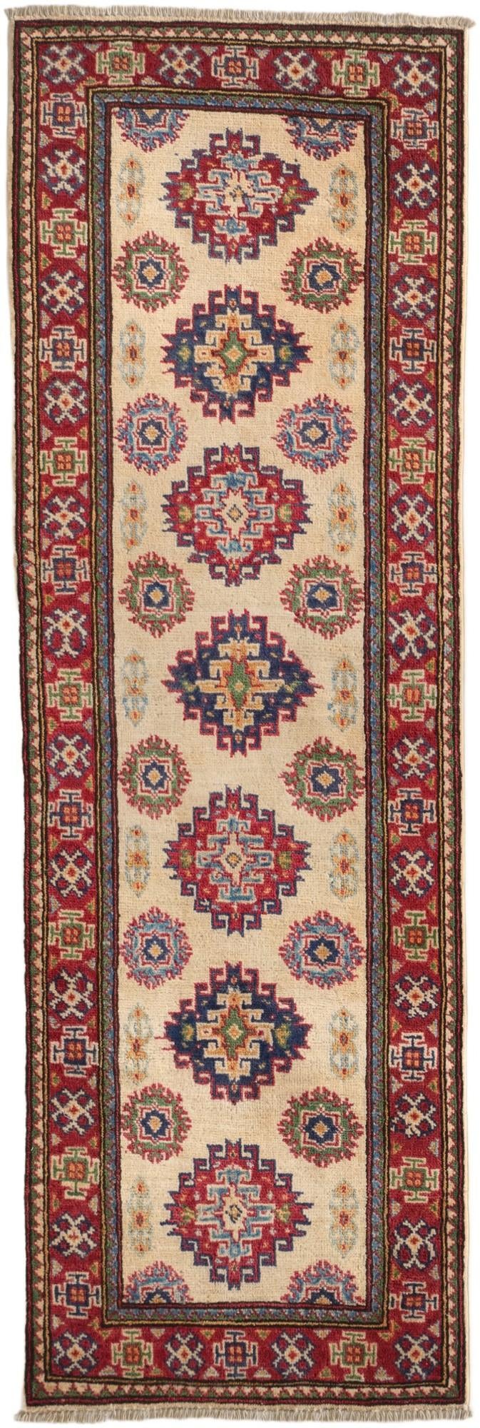 2' x 6' Hand Knotted Kazak Runner Rug