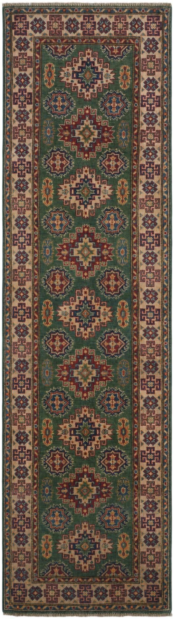 2' 7 x 9' 5 Hand Knotted Kazak Runner Rug