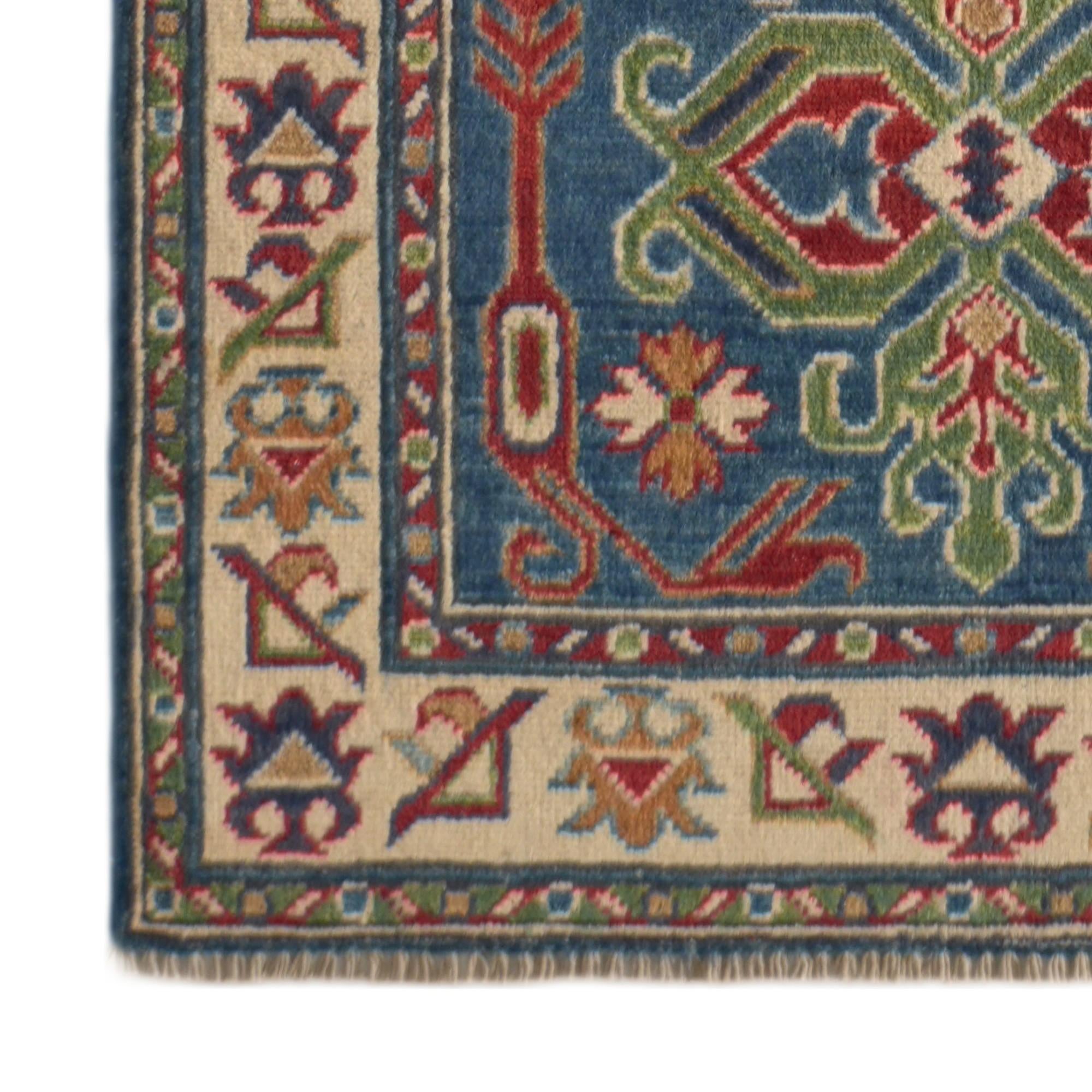Detail image 7 of 10: 2' 7 x 9' 8 Hand Knotted Kazak Runner Rug