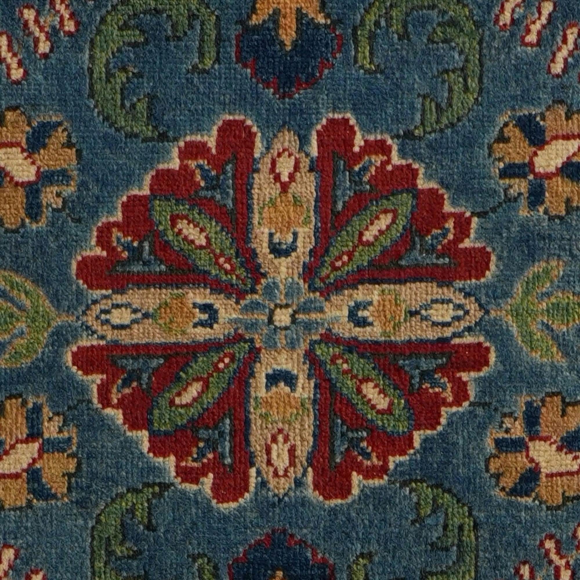 Detail image 10 of 10: 2' 9 x 9' 9 Hand Knotted Kazak Runner Rug