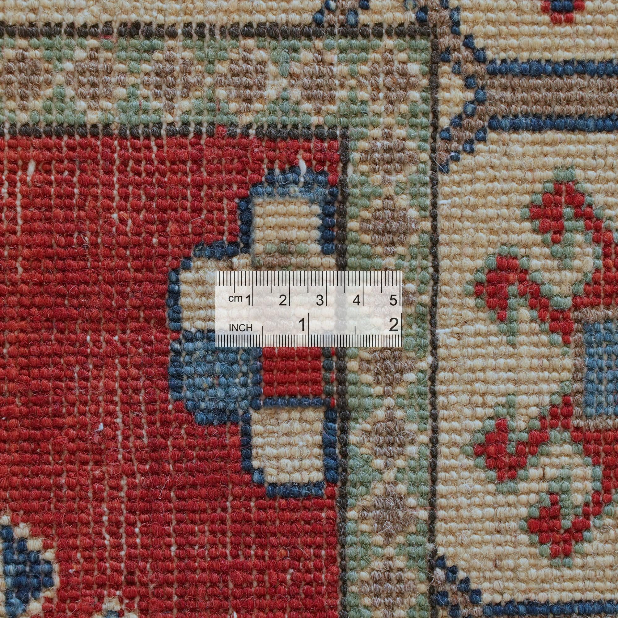 2' 8 x 9' 4 Hand Knotted Kazak Runner Rug