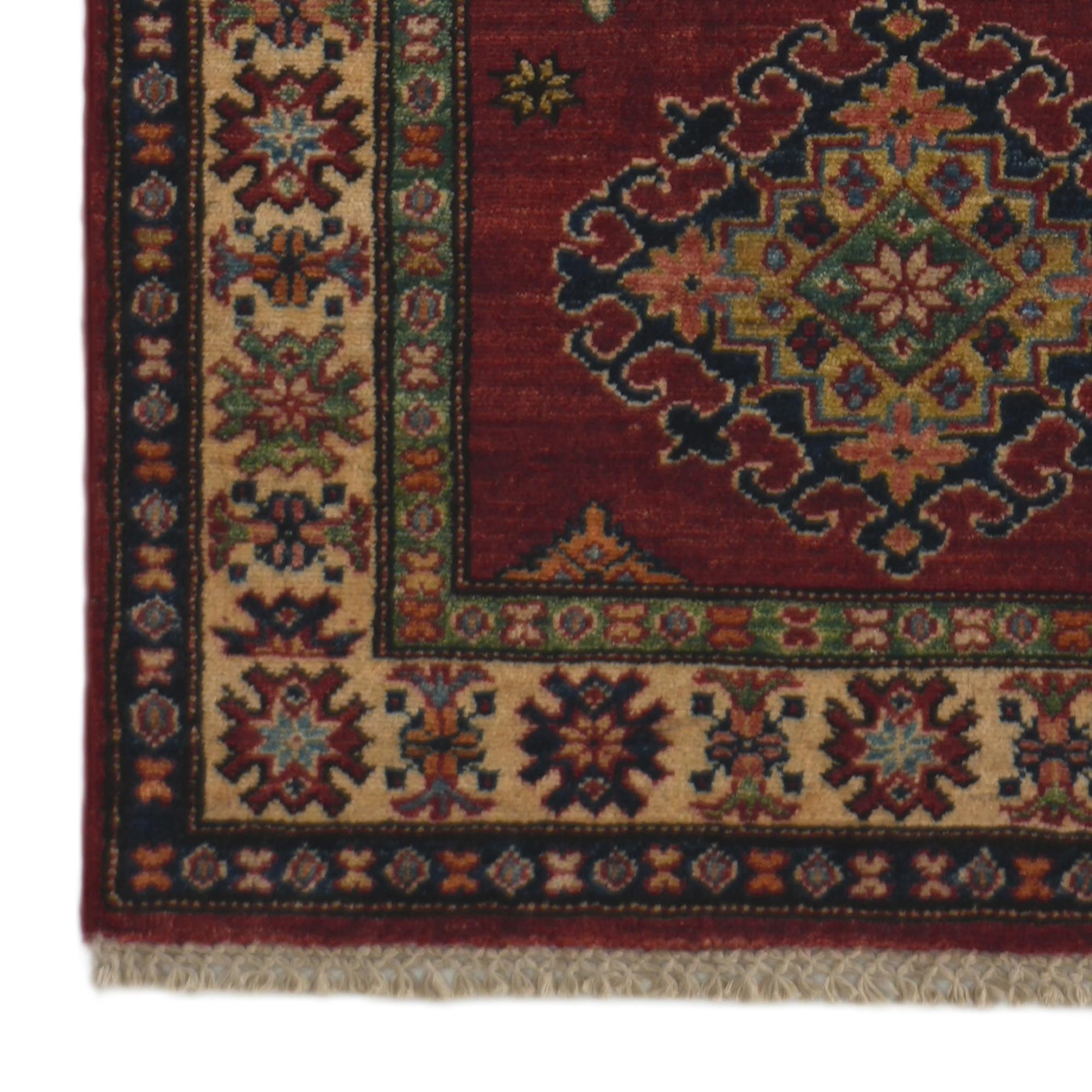 2' 9 x 9' 9 Hand Knotted Kazak Runner Rug