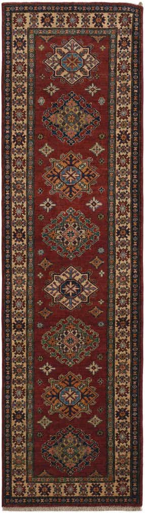 2' 9 x 9' 9 Hand Knotted Kazak Runner Rug