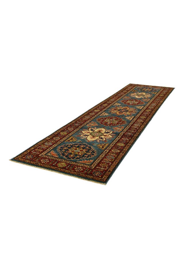 Detail image of 2' 7 x 10' 9 Hand Knotted Kazak Runner Rug