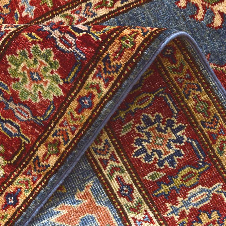 2' 7 x 10' 9 Hand Knotted Kazak Runner Rug
