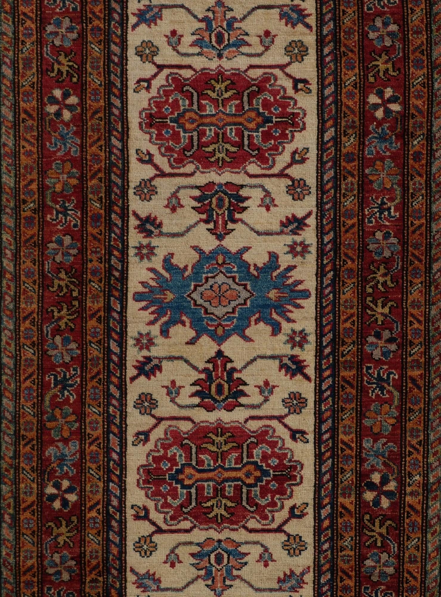 2' 8 x 10' 1 Hand Knotted Kazak Runner Rug