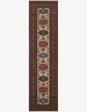 2' 8 x 10' 1 Hand Knotted Kazak Runner Rug