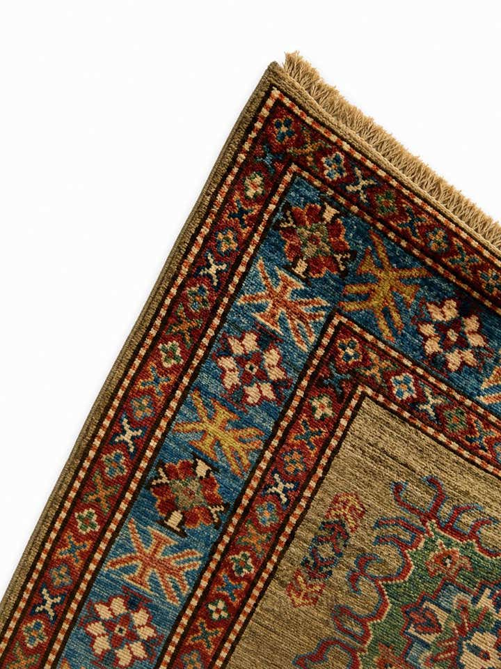 2' 11 x 9' 1 Hand Knotted Kazak Runner Rug