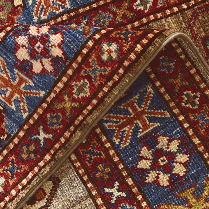 2' 11 x 9' 1 Hand Knotted Kazak Runner Rug