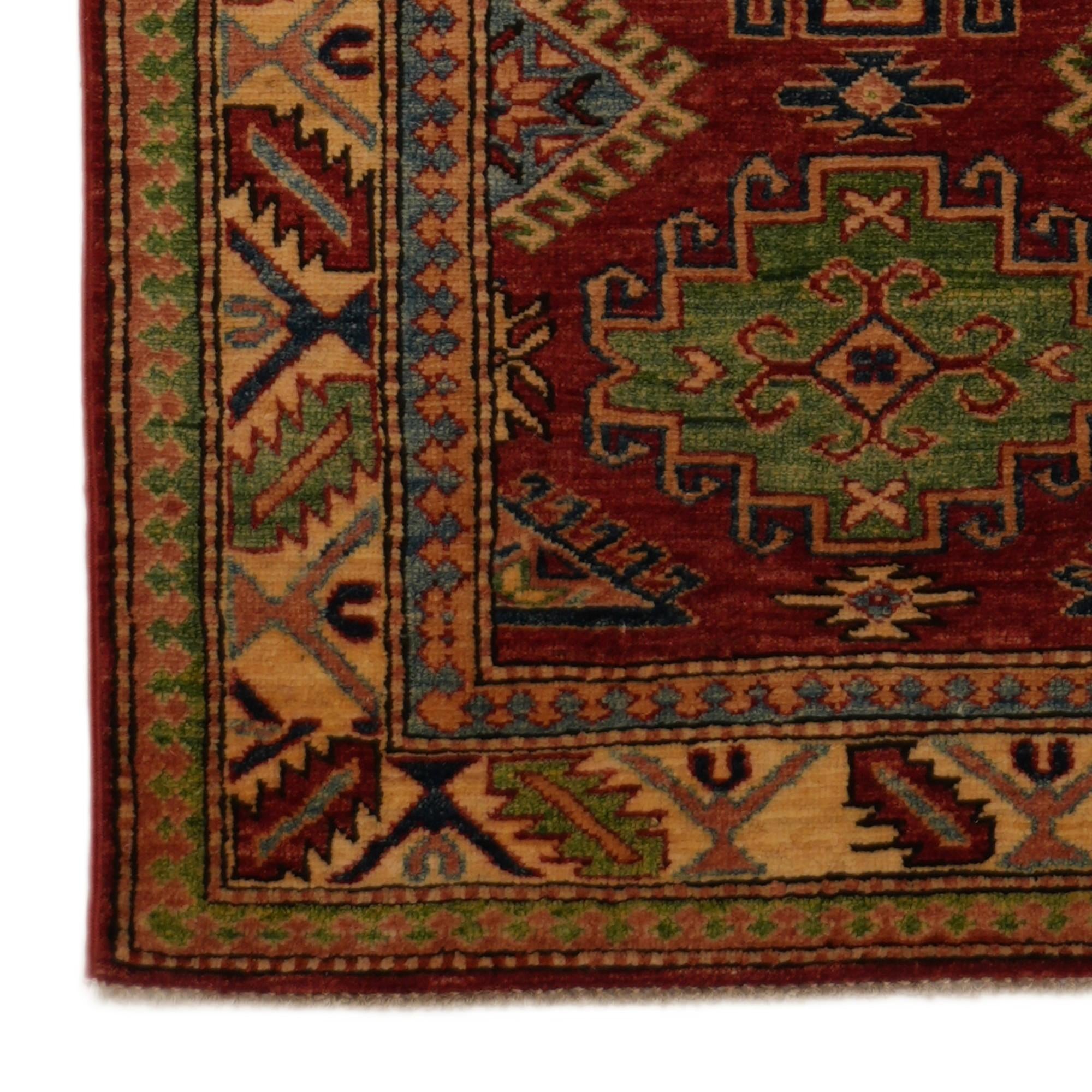 2' 7 x 10' 6 Hand Knotted Kazak Runner Rug
