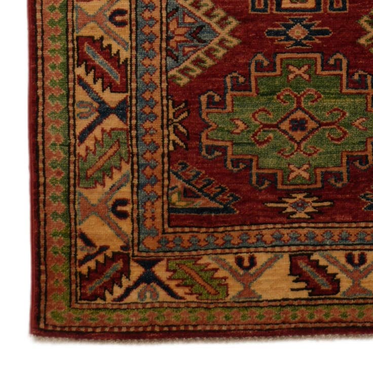 Detail image of 80cm x 320cm Hand Knotted Kazak Runner Rug