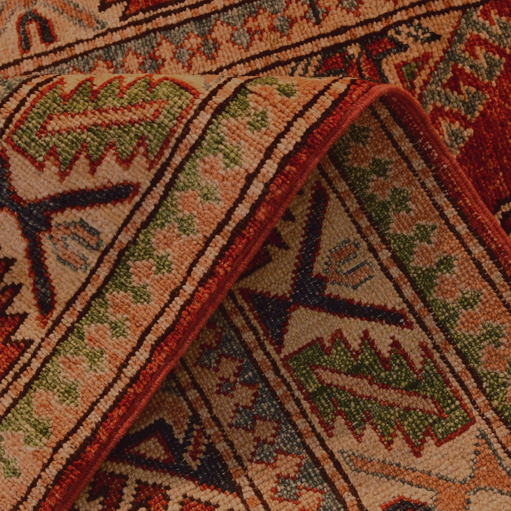 2' 7 x 10' 6 Hand Knotted Kazak Runner Rug