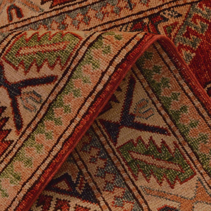 Detail image of 80cm x 320cm Hand Knotted Kazak Runner Rug