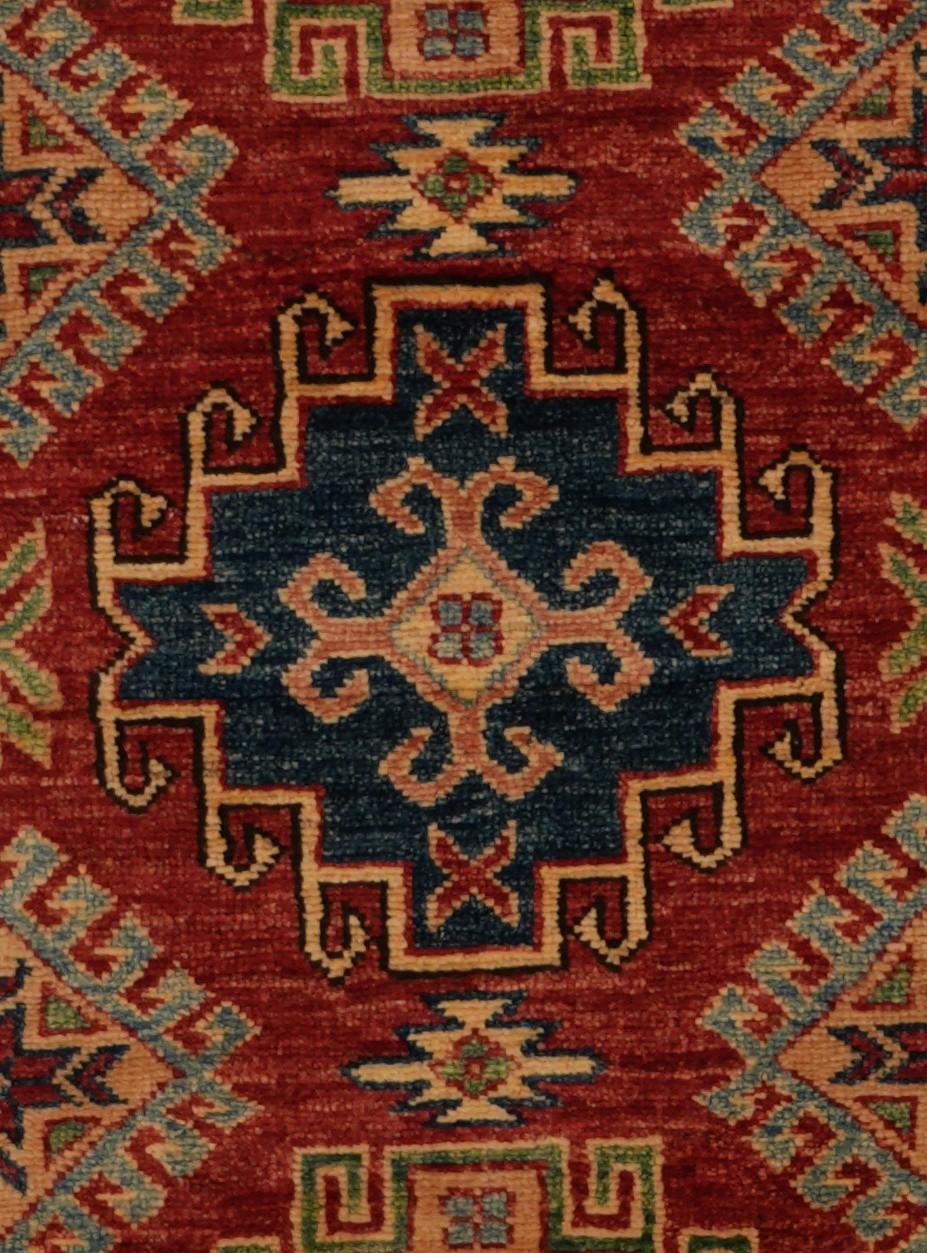 2' 7 x 10' 6 Hand Knotted Kazak Runner Rug
