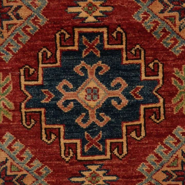80cm x 320cm Hand Knotted Kazak Runner Rug
