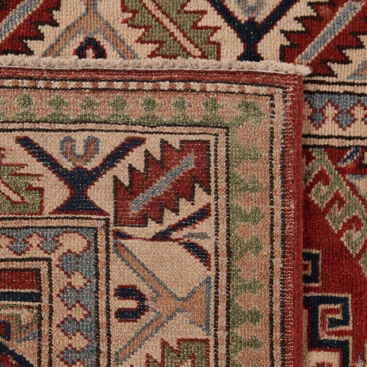 80cm x 320cm Hand Knotted Kazak Runner Rug