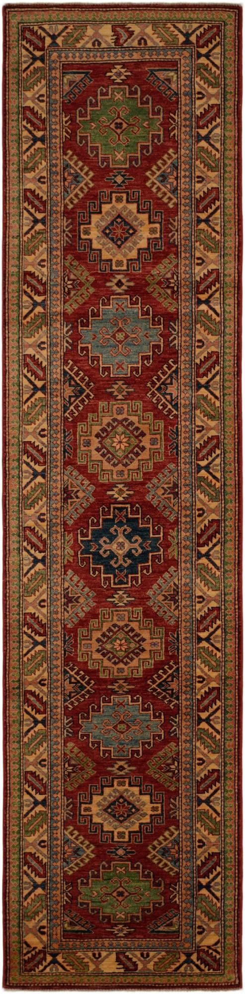 2' 7 x 10' 6 Hand Knotted Kazak Runner Rug