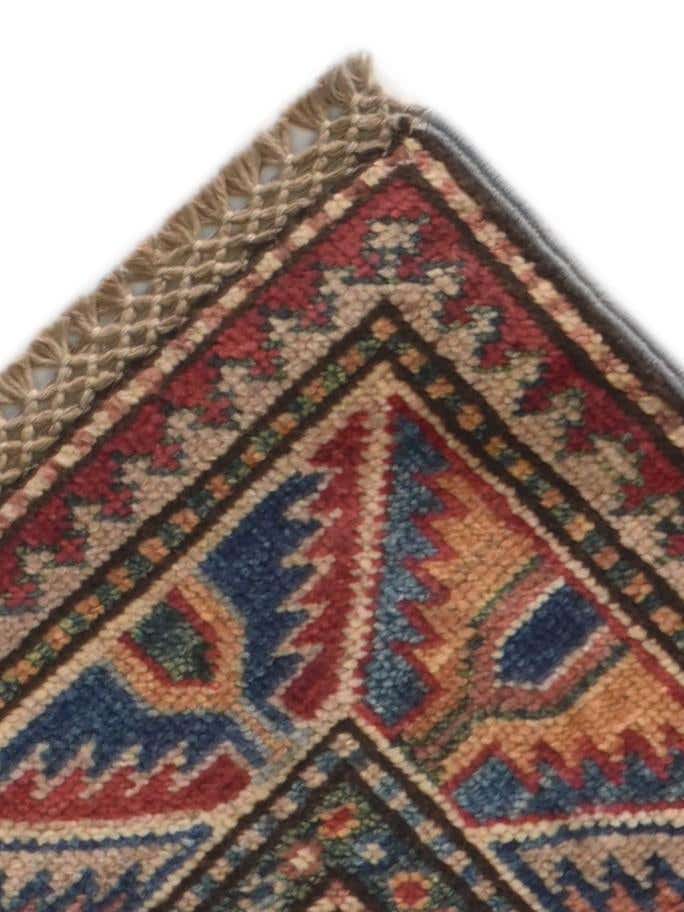 2' 7 x 7' 7 Hand Knotted Kazak Runner Rug