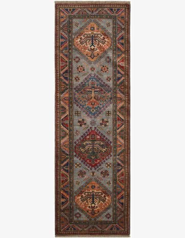 2' 6 x 7' 7 Hand Knotted Kazak Runner Rug
