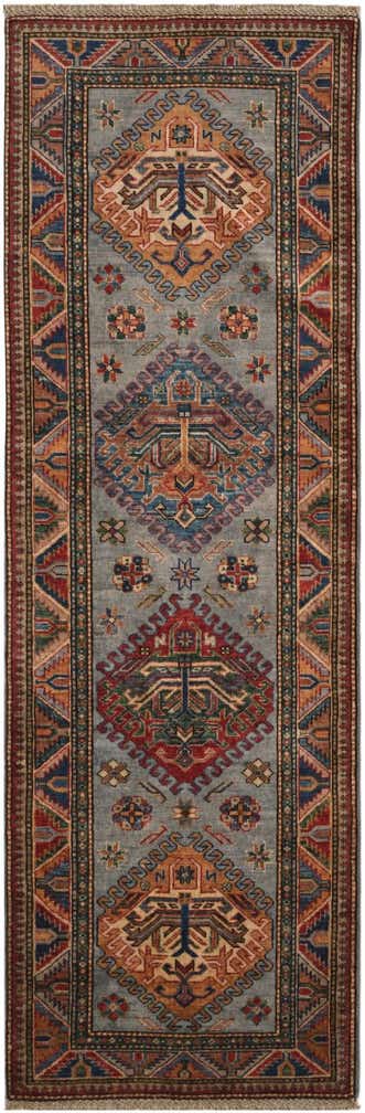 2' 6 x 7' 7 Hand Knotted Kazak Runner Rug