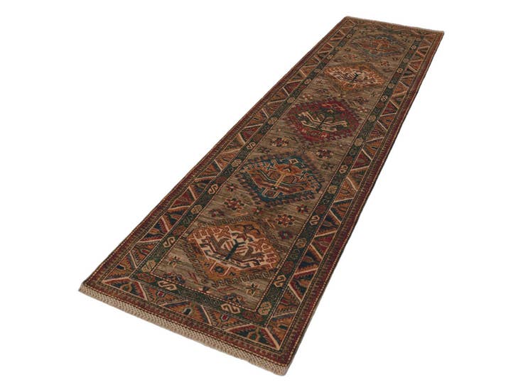 Detail image of 2' 9 x 9' 1 Hand Knotted Kazak Runner Rug