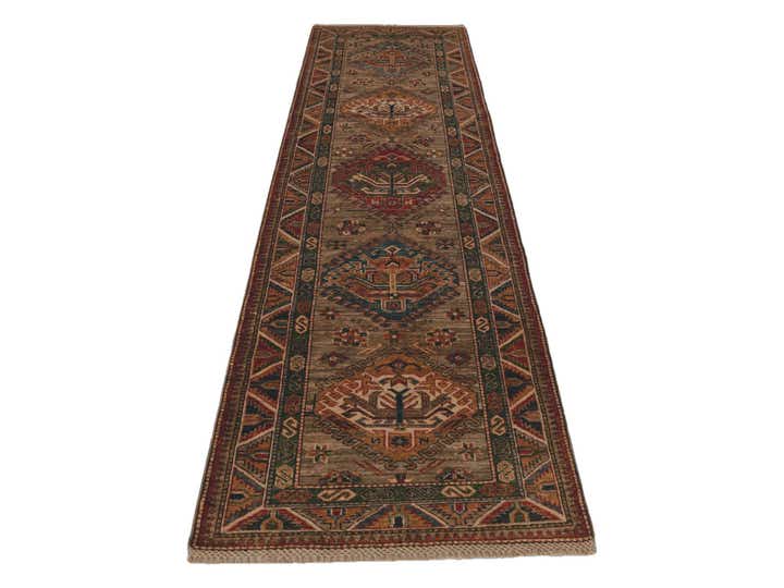 2' 9 x 9' 1 Hand Knotted Kazak Runner Rug