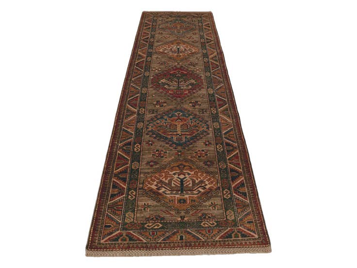 Detail image of 2' 9 x 9' 1 Hand Knotted Kazak Runner Rug