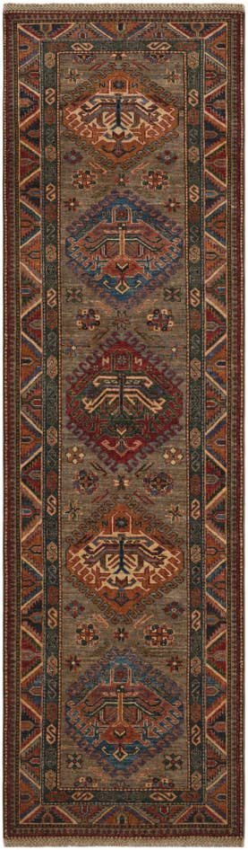 Detail image of 2' 9 x 9' 1 Hand Knotted Kazak Runner Rug