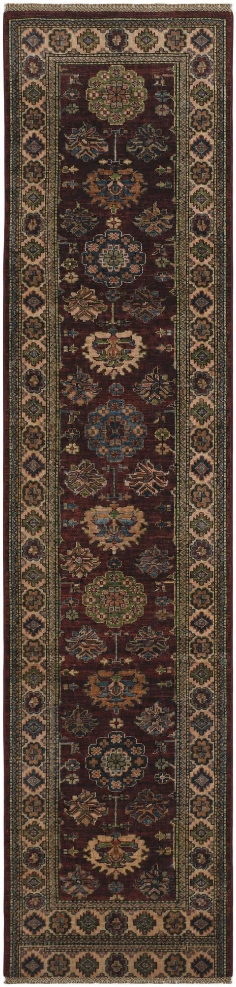 2' 6 x 10' Hand Knotted Kazak Runner Rug