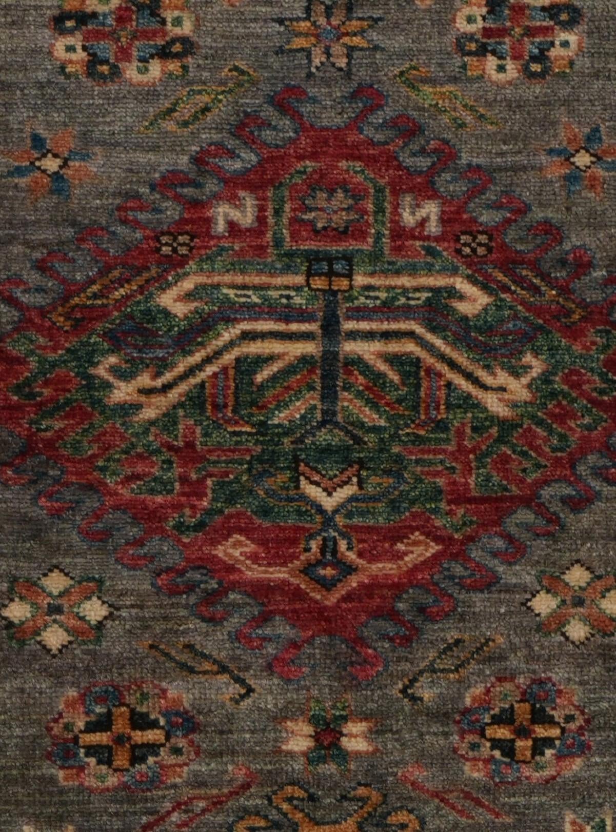 2' 9 x 7' 11 Hand Knotted Kazak Runner Rug