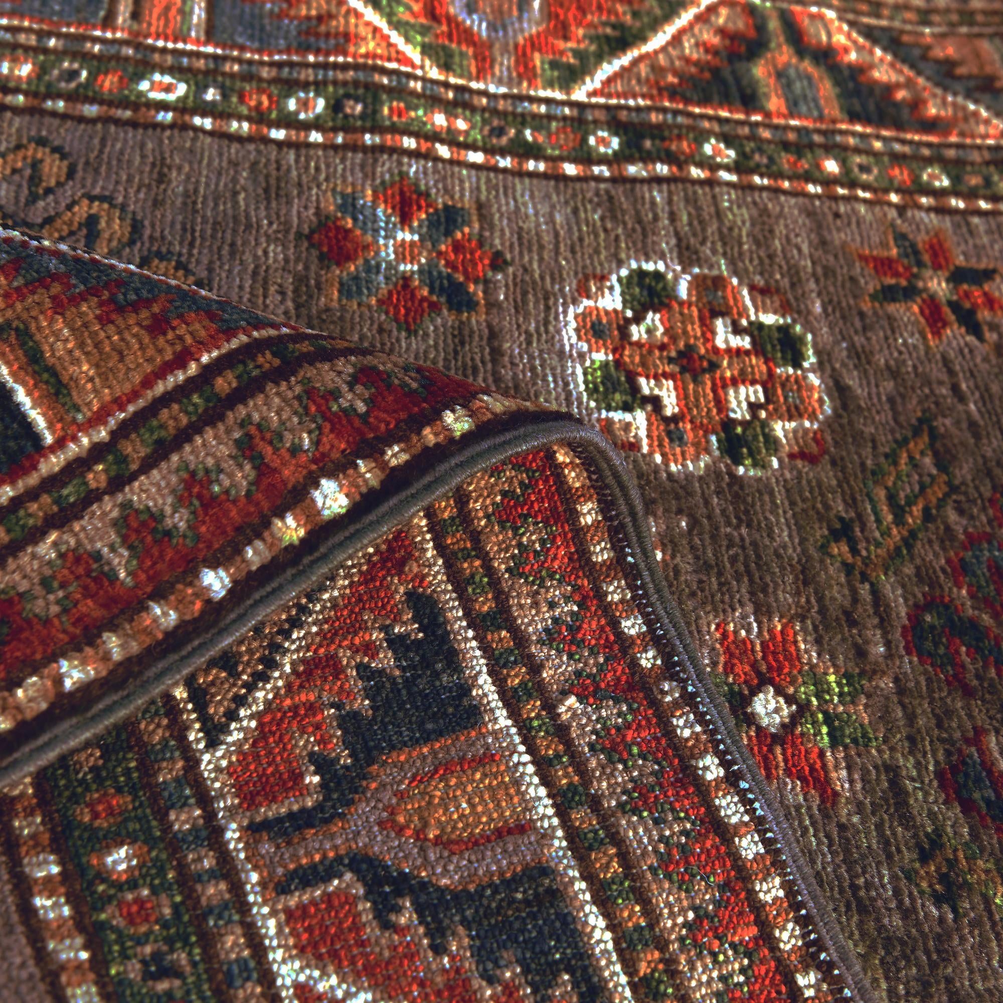 2' 7 x 8' Hand Knotted Kazak Runner Rug