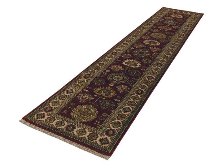 2' 5 x 10' 1 Hand Knotted Kazak Runner Rug