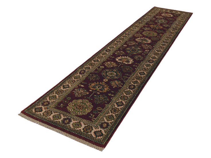 Detail image of 2' 5 x 10' 1 Hand Knotted Kazak Runner Rug