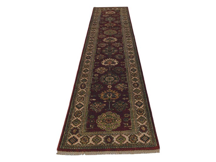 Detail image of 2' 5 x 10' 1 Hand Knotted Kazak Runner Rug