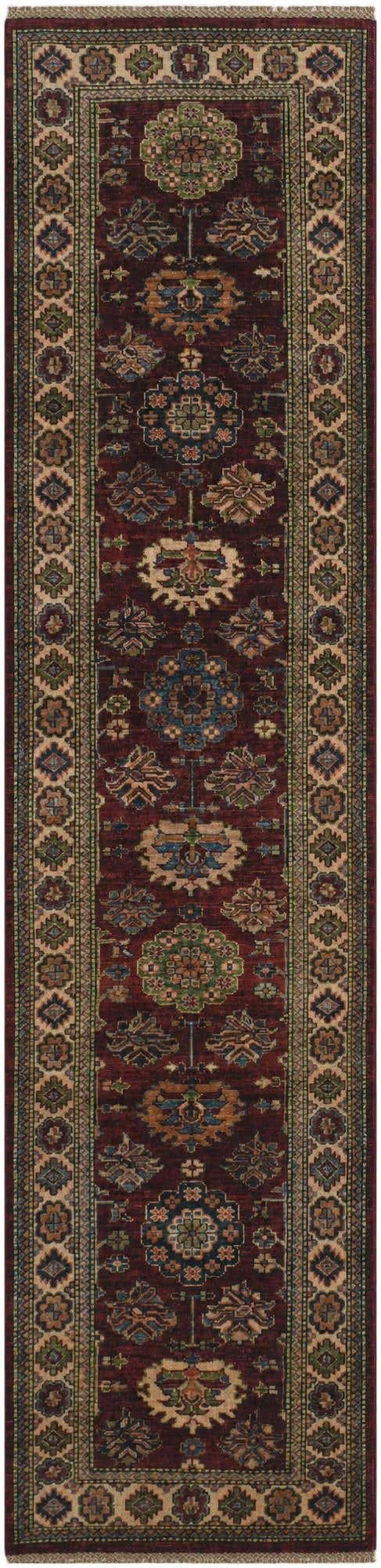 2' 5 x 10' 1 Hand Knotted Kazak Runner Rug