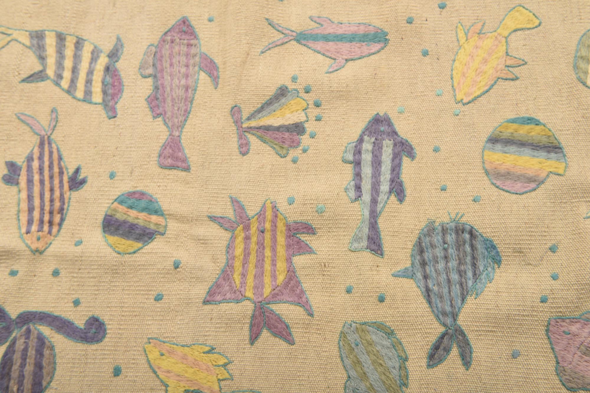 2' 2 x 9' 1 Hand Woven Kilim Suzani Wool Runner Rug