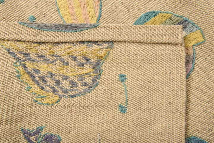 65cm x 275cm Handgeweven Kilim Suzani Wol Loper Vloerkleed