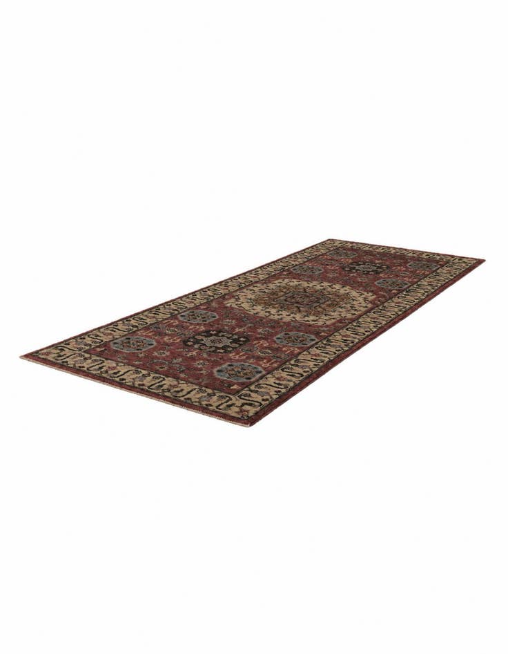 Detail image of 2' 7 x 6' 9 Hand Knotted Mamluk Ziegler Runner Rug
