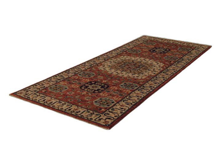 2' 7 x 6' 9 Hand Knotted Mamluk Ziegler Runner Rug